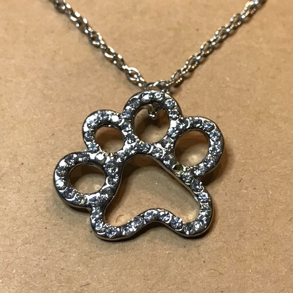 NWT Wholesale- 7 necklaces per purchase (Paw Rhinestones Necklace) - Picture 4 of 7
